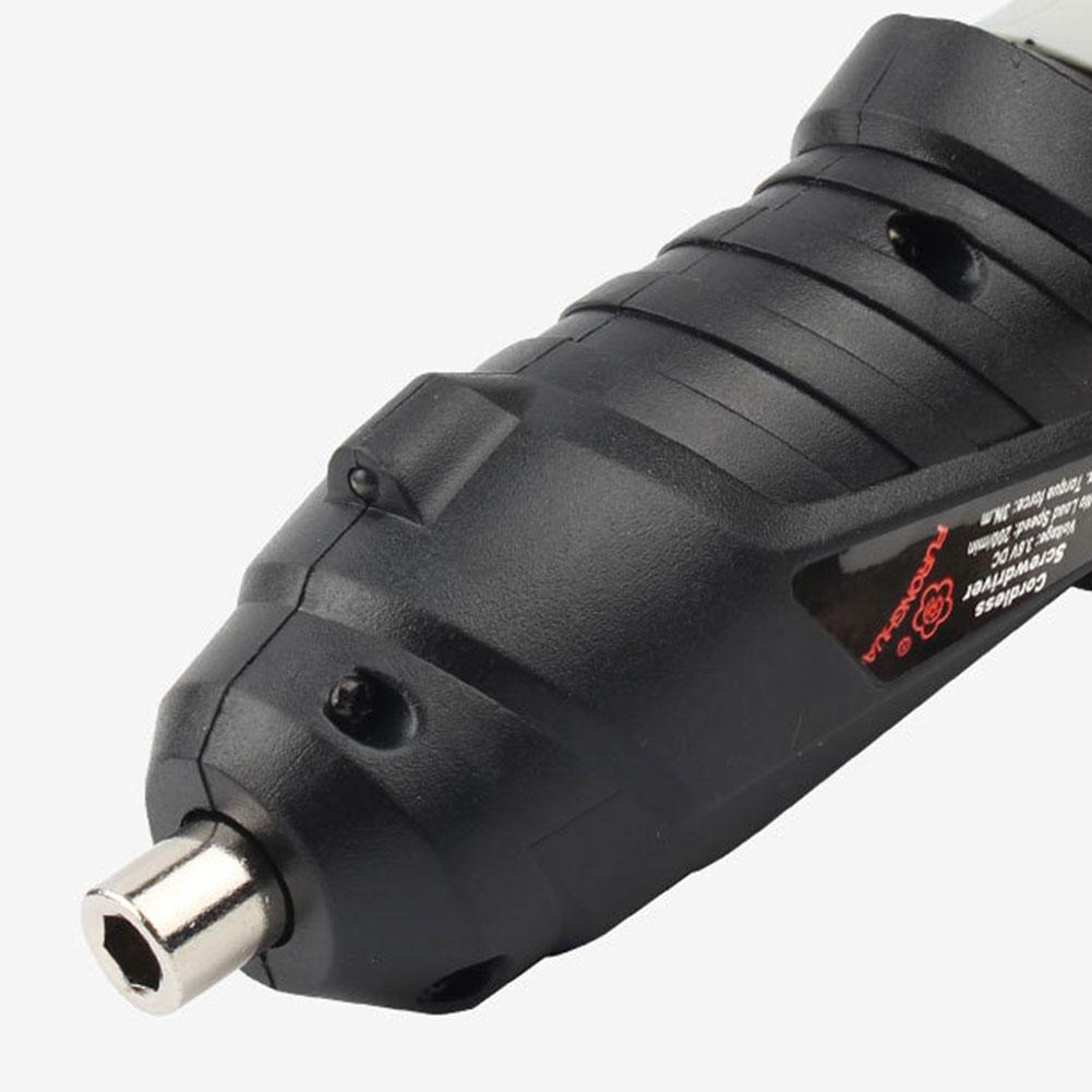 Маленькая электрическая отвертка 3,6 В, перезаряжаемая от USB электрическая дрель-отвертка, 250 об/мин, 10 н. м/2 н. м, инструмент для ремонта светодиодного рабочего освещения