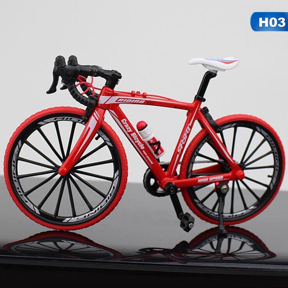 Metal Collection Toys Diecast Zinc Zinc Alloy Racing Bike Toy Mountain Bike Toy Bicycle Model Road Bike Model