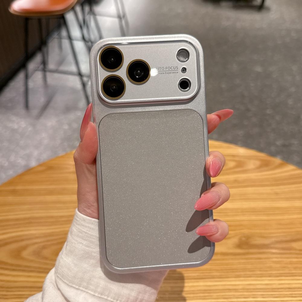 Чехол-защита для пленки камеры с блестками для For Iphone 1 16 17 Pro Max 14 17Pro, большое окно, матовый, ультратонкий, противоударный