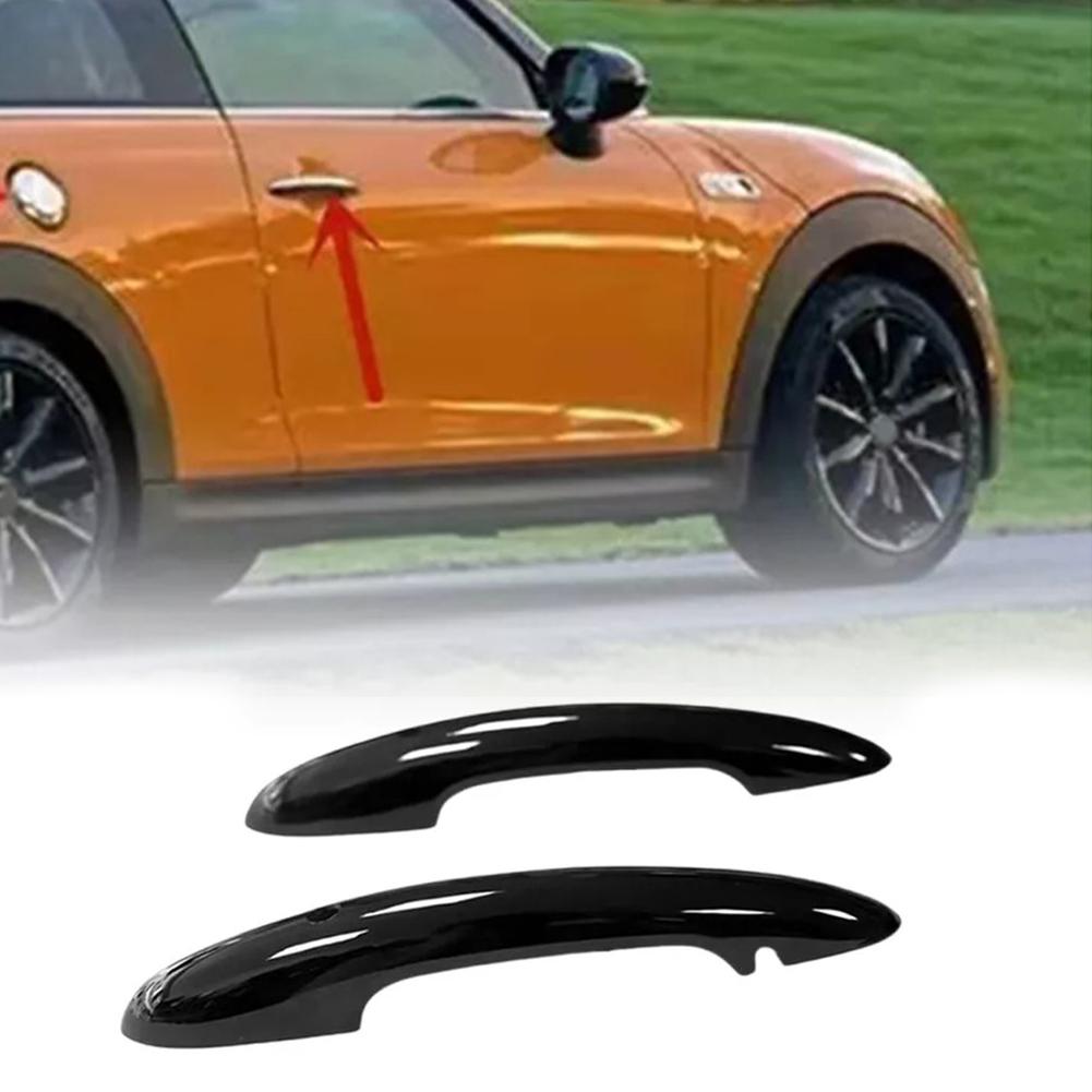 Car Exterior Door Handles For MINI For COOPER F54 F55 F56 F57 F60 Glossy Black Door Handle Cover W Sensor Car Parts
