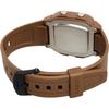 CASIO 100 meters waterproof Quartz resin strap same style for men and women gray dial W800H-5AV