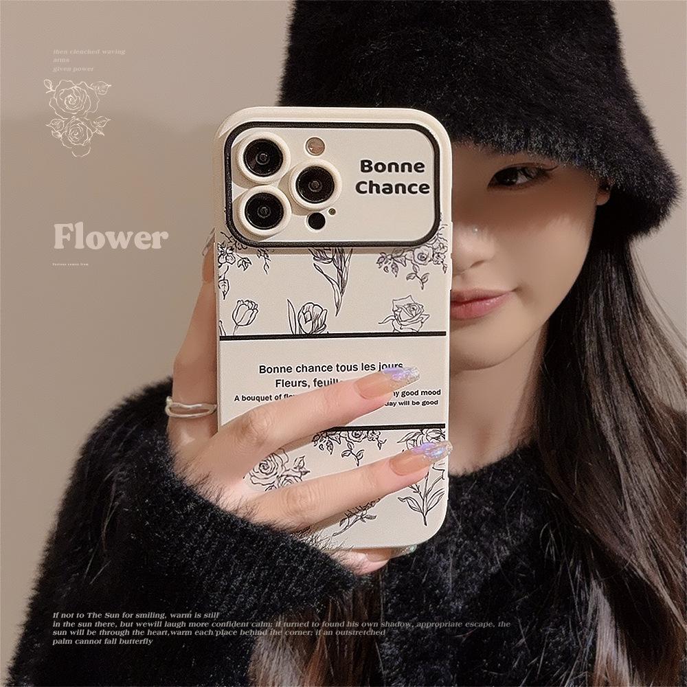 Эскиз Роза Тюльпан для Чехла Мобильного Телефона Apple 15 Promax для IPhone 17 Темперамент 11 Полностью Покрывающий 16 для Huawei