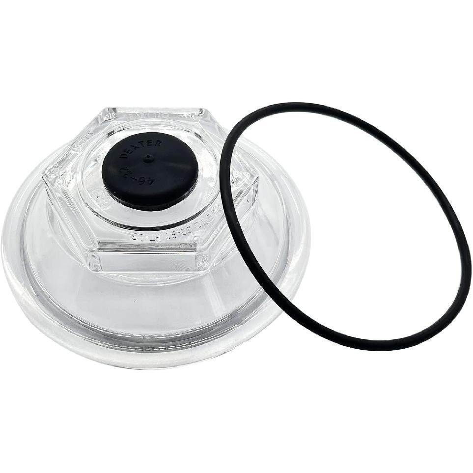 iFJF 21-36 Oil Cap Kit Replacement for Dexter 9K (AFTER 10-1-89) & 10K & 12K & 15K Axles, K71-148-00 Oil Bath Dust Caps 4.0" Thread Trailer Axle