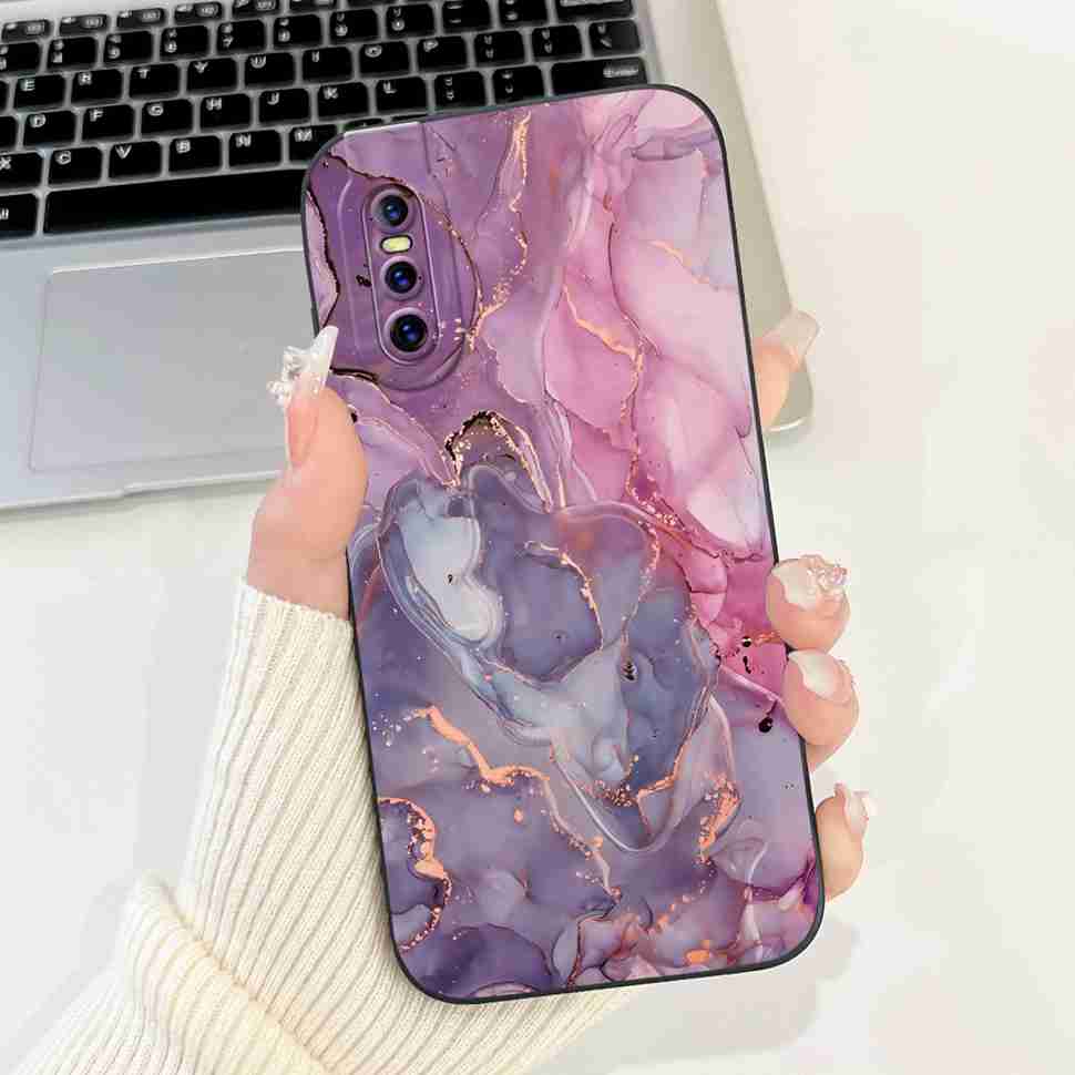 Для vivo V15 Pro 6.39" Чехол Роскошный Кот Милый Мягкий Силиконовый Задний Чехол Для Vivo V15 Pro VIVO 1818 Модная Девушка Защитные Чехлы