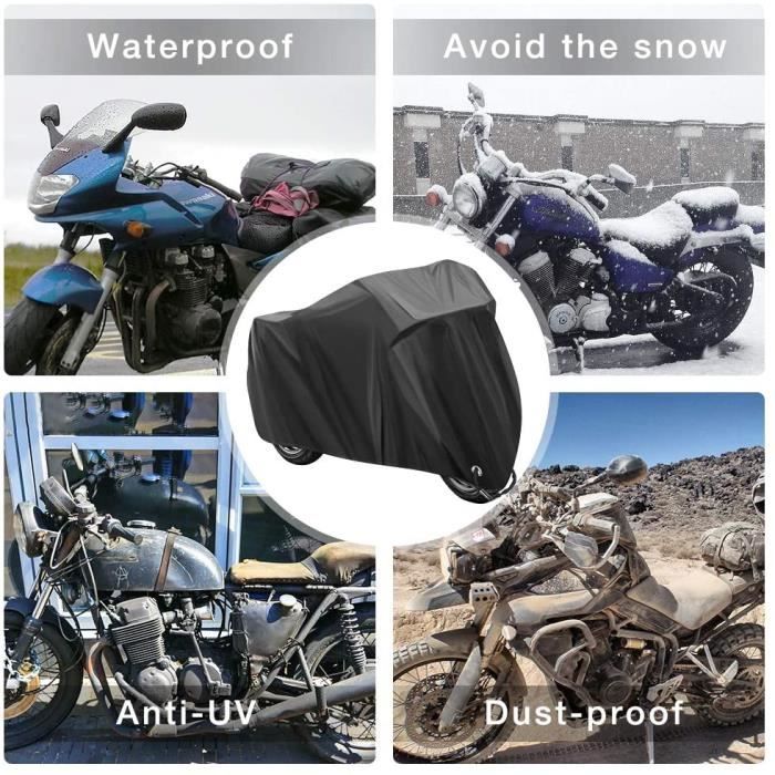 Protective Cover - XXXL - Motorcycle Scooter - Waterproof - Anti-UV - 190T Polyester