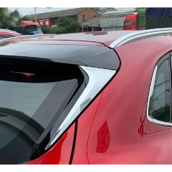 Для Mazda CX-30 CX30 АБС Хром Задний Спойлер Треугольная Накладка на Заднее Окно Наклейка Отделка Автоаксессуары
