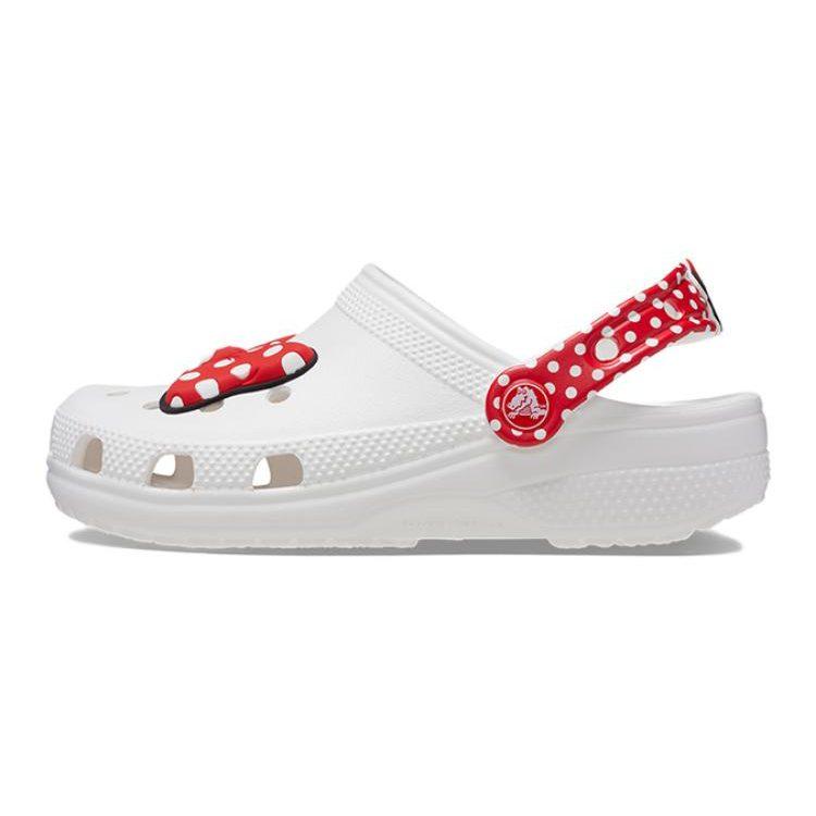 Crocs Comfortable Slip Resistant Abrasion Resistant Children's Sandals White Kids' 208710-119