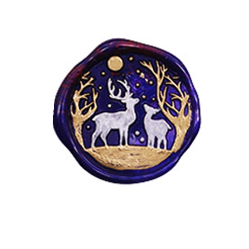 Рождественская восковая печать штамп старинная запечатывающая головка штампа для рождественской упаковки подарков открытки DIY скрапбукинг конверты приглашения