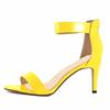 New Women Sandals Pumps 9cm Sexy Open Toe High Heels Buckle Thin Heel Summer Ankle Strap Sandal Party Dress Wedding Shoes