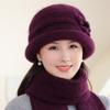 Autumn and Winter Hats Women's Wool Hats Fleece Cold-proof Cotton Basin Hats Knitted Hats