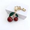 Fashionable Fruit Keychain Charm Women's Elegant Handbag Accessory Car Pendant Craft Supplies for Adults Daily Use