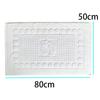50*80cm Bathroom Mat White Feet Towel Bath Rug Shower Mat  Hotel