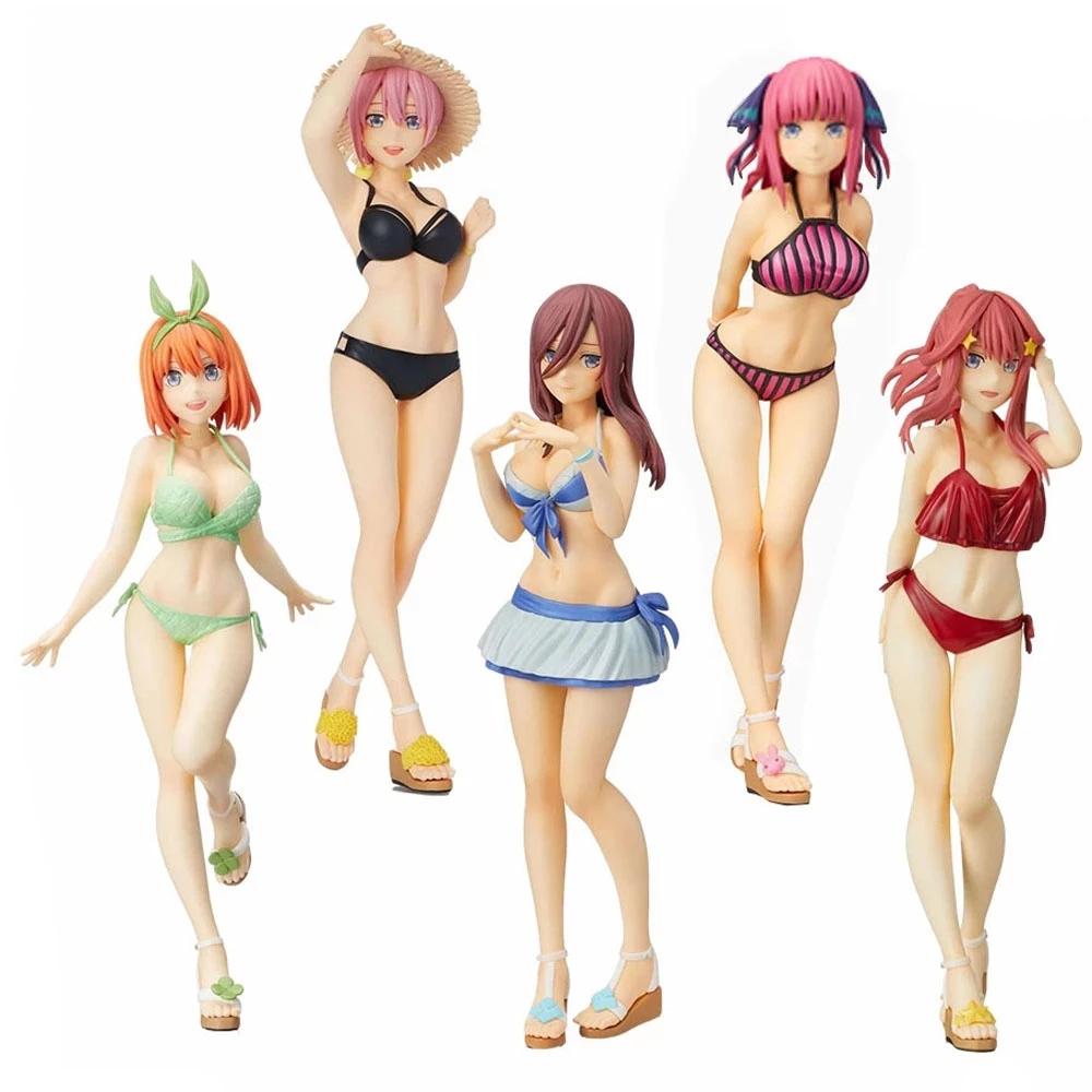 The Quintessential Quintuplets Sexy Swimsuit Doll Model PVC Action Figure Toy