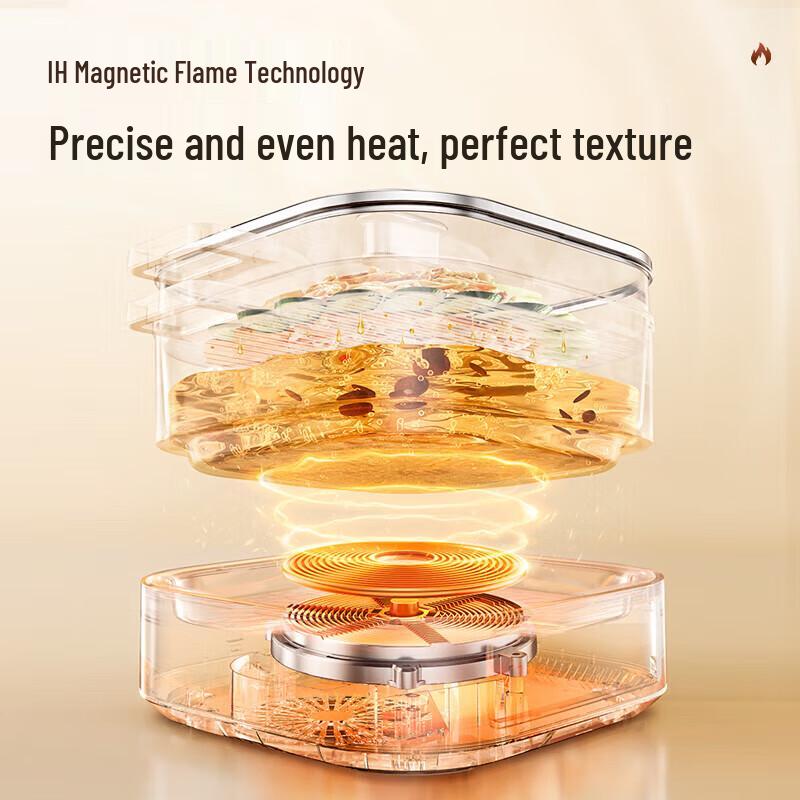 Многофункциональная электрическая мультиварка Morphy Richards 6 л IH, штепсель CN (адаптер в комплекте)