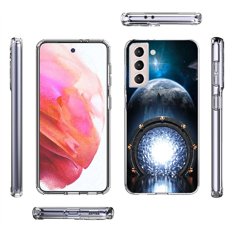 Чехол для телефона Stargate Atlantis для Samsung Galaxy S25 Edge S24 S23 FE S21 S20 S10 Plus S22 S26 Ultra Cover Прозрачные чехлы TPU Capa Sh