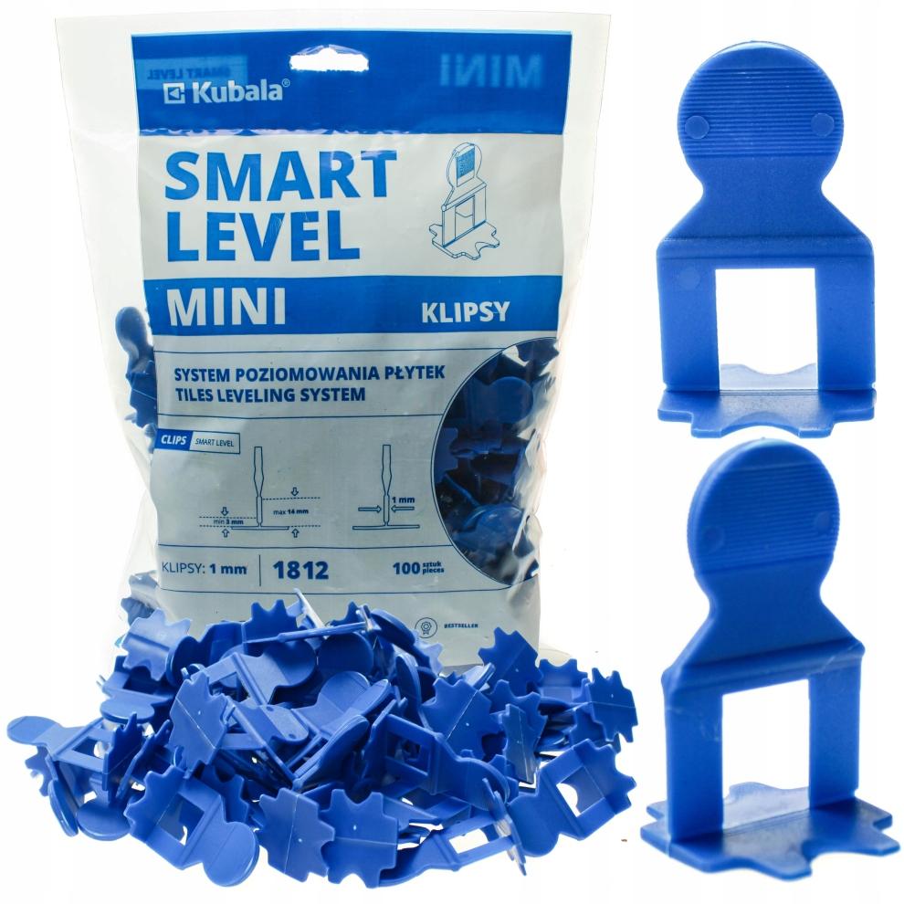 Kubala Smart Level Mini Clips 1Mm 100Pcs 1812