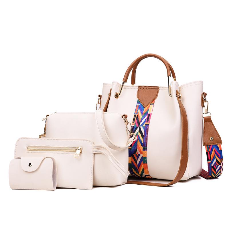 Женская сумка 225 новый модный набор из четырех предметов, сумка «мать и дитя», портативная наплечная сумка-мессенджер