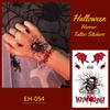 Waterproof Cross Pattern Halloween Scary Scar Tattoo Stickers for Face and Arms