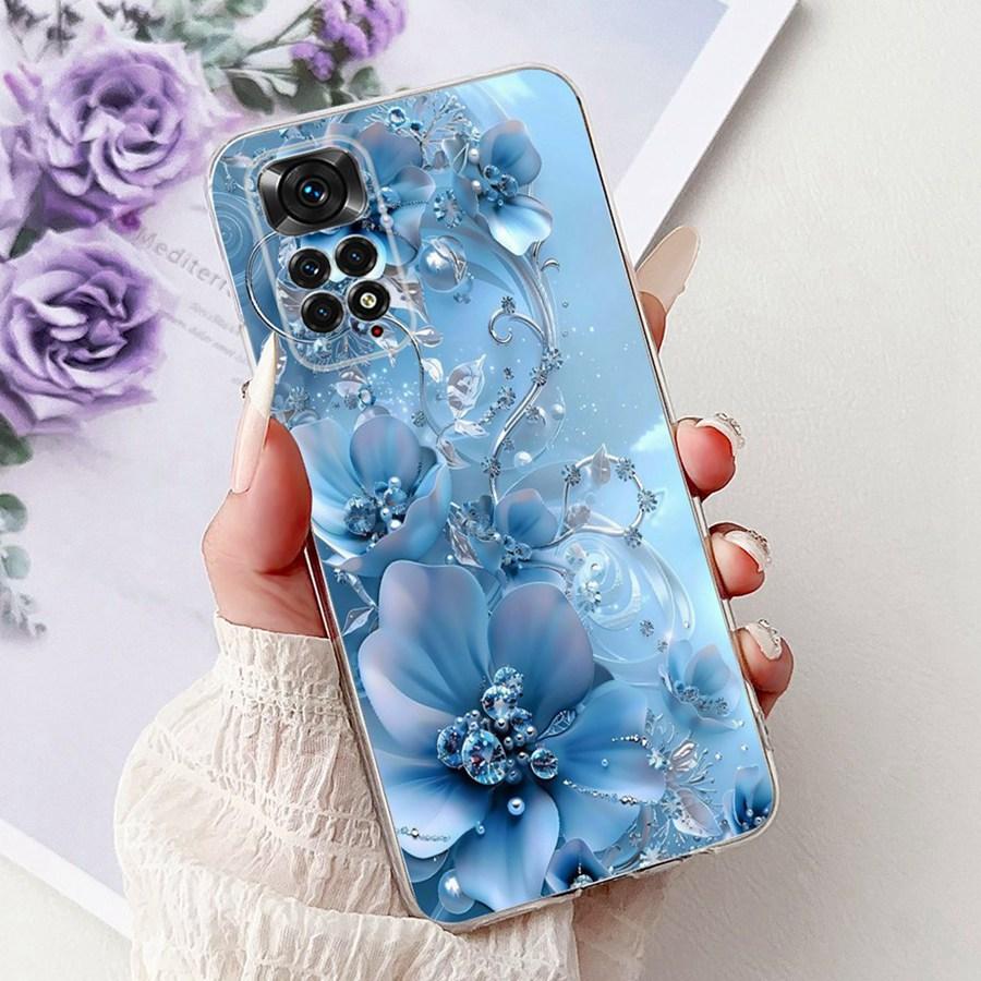 For Xiaomi Redmi Note 11 Pro 4G Global Case Proective Bumper Cartoons Pattern Soft Silicone Capa For Redmi Note 11 11s 4G Cover