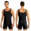 Mens Sleeveless Stretchy One Piece Bodysuit Leotard Sport Gym Workout Tank Tops