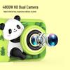 Детская HD-камера Panda с двумя объективами - Мини-цифровая камера для фото и видео