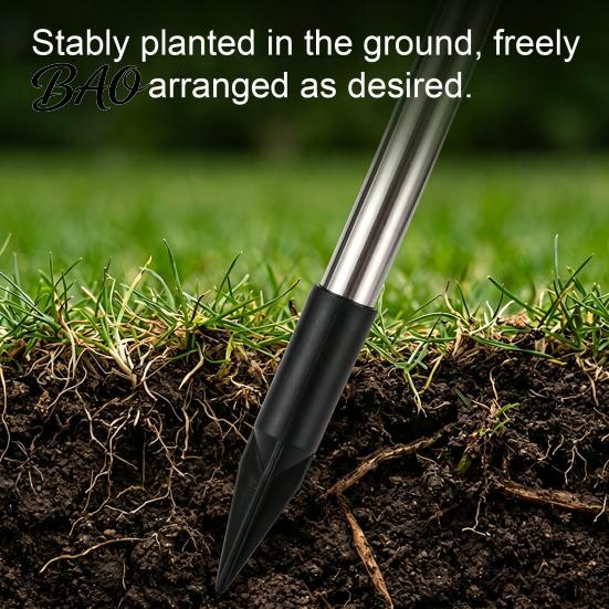 Energy Saving Garden Stakes 2Pcs Artificial Flower Solar Lights, Lily Bamboo Wisteria Stake Easy Install Yard Decor Powered Firefly Waterproof Pathway