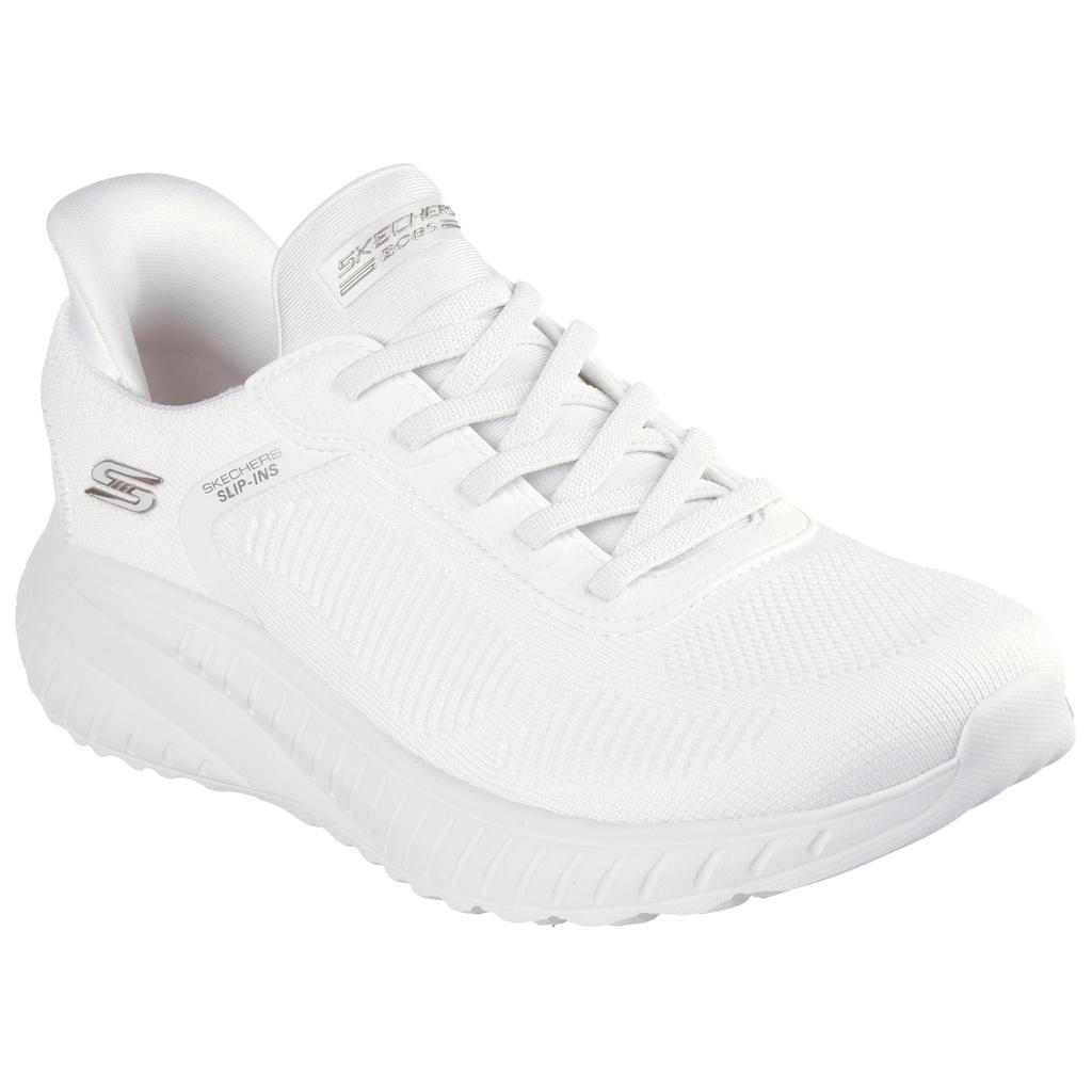 Skechers Bobs Squad Хаос Удобные Универсальные Низкие Повседневные Кроссовки Женские Off-White 117497-OFWT