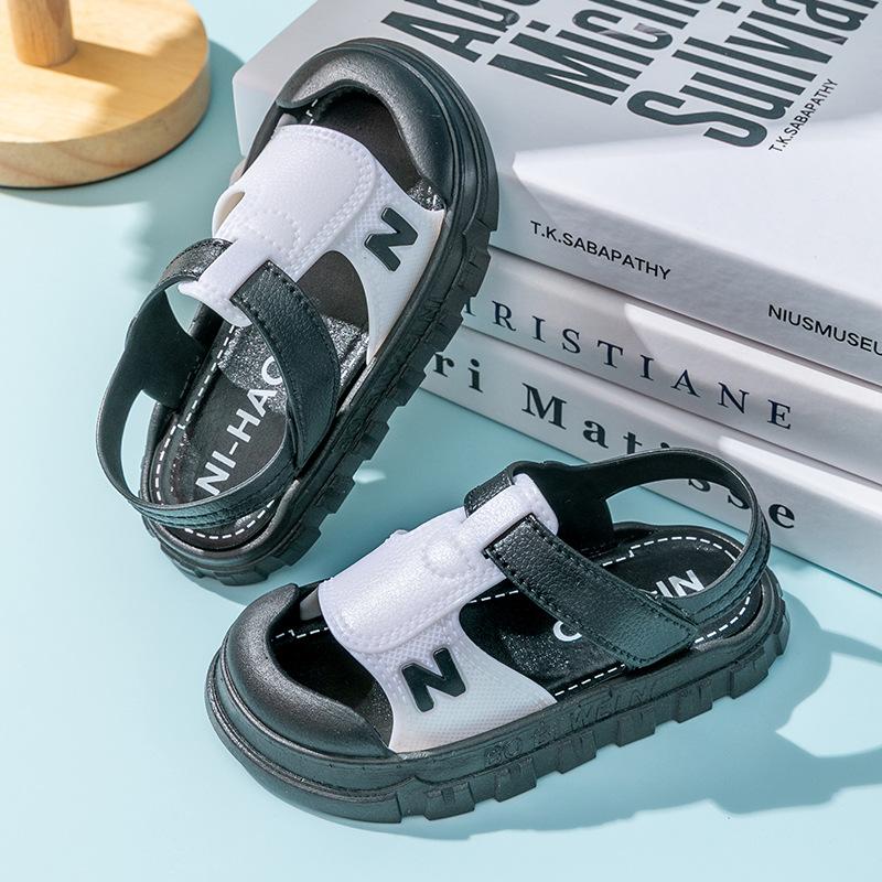 Новые детские сандалии, летние нескользящие сандалии на мягкой подошве для девочек, сандалии для мальчиков