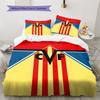 Villarreal logo Bedding Quilt Set Quilt Cover Pillowcase Home Decoration Birthday Gift (1 * duvet cover + 2 * pillowcase, without core)