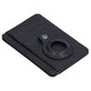 Anti Thief Card Holder Case Purse Trackable Credit Card Wallet with Locator Position for Daily Use Black