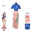 cos costume, straw hat pirates Nicole Robin cosplay anime costume