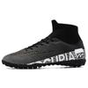 81901 High-top Football Shoes Men's High-top AG Spikes TF Broken Diced Youth Shoes