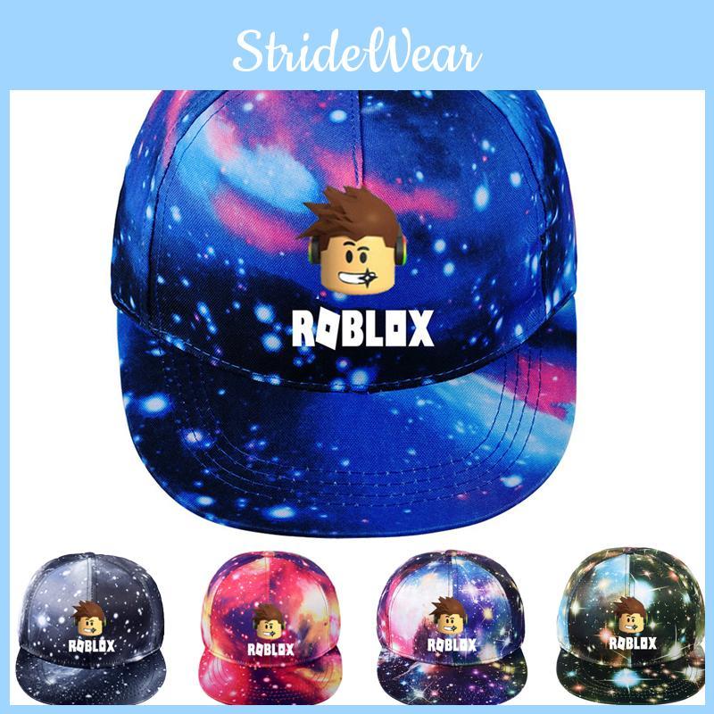 Экологичная печатная бейсболка Roblox «Звездное небо» с регулируемым ремешком