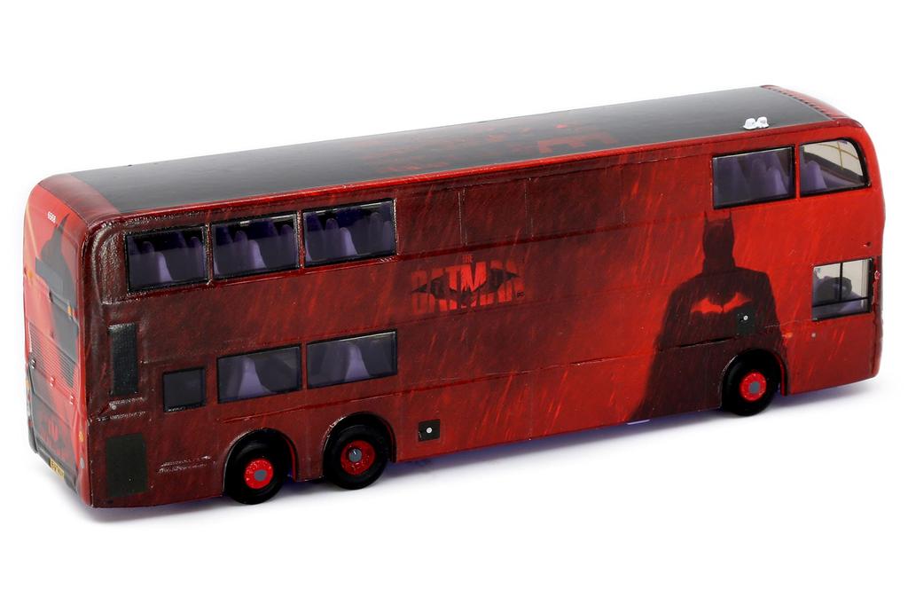 Литой мини-автомобиль Tiny City Enviro 500 MMC The Batman Double Decker Bus 1/110 12.8M "Бэтмен"