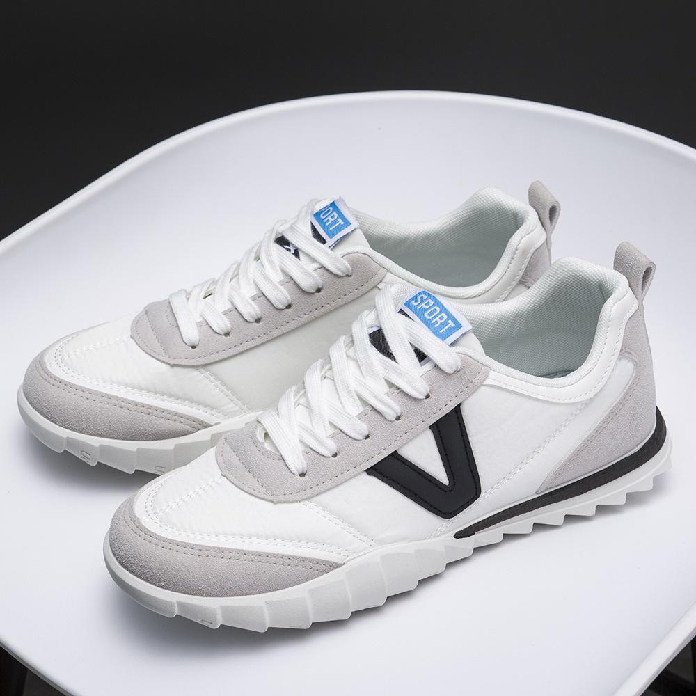 New Men's White Shoes Forrest Gump Casual Shoes for Men's Flat Heel Soft Sole Shoes Fashionable and Comfortable Men's Shoes
