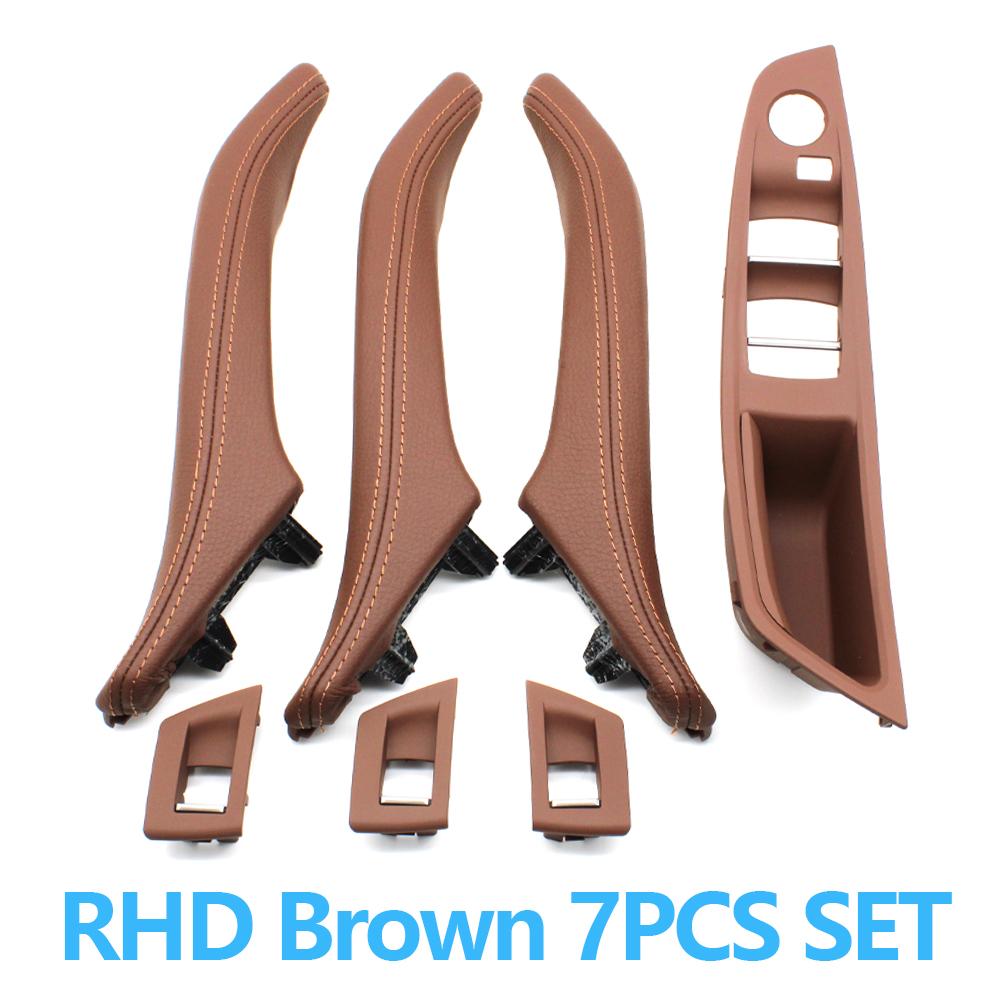 Комплект кожаных ручек для подлокотника со стороны водителя и пассажирской двери для BMW 5 серии F10 520 523 525 528 530