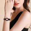 Металлический ремешок с гальваническим покрытием и коннектором для Samsung Galaxy Watch7 44мм/40мм, 7-звенный, с декором из страз-бабочек