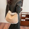 Winter Lamb Wool Bag New Fashion Women's Messenger Bag French Versatile Suede Shoulder Bag Commuter Tote Bag