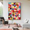 Современная Красочная Картина Маслом Скандинавское Абстрактное Граффити Искусство Холст Картины Настенные Панно для Гостиной Спальни Куадрос Домашний Декор