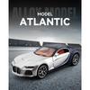 1/32 Bugatti Atlantic Модель спортивного автомобиля из сплава Литой металл Гоночные автомобили Модель автомобиля Симуляция звука и света Коллекция Детская игрушка Подарок