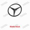 QNAT5 Черно-хромированная задняя звезда для Benz W205 A2058174500 Логотип Mercedes W177 W176 GLA GLC GLE A1778170100 Аксессуары для тюнинга авто