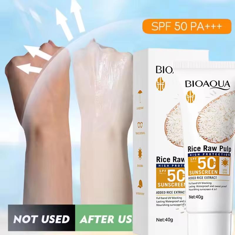 Крем для лица солнцезащитный SPF 50+ Защита для тела Солнцезащитный лосьон Долговечный Нежирный Предотвращает солнечные ожоги Защита от УФ-лучей Солнце Солнцезащитный крем