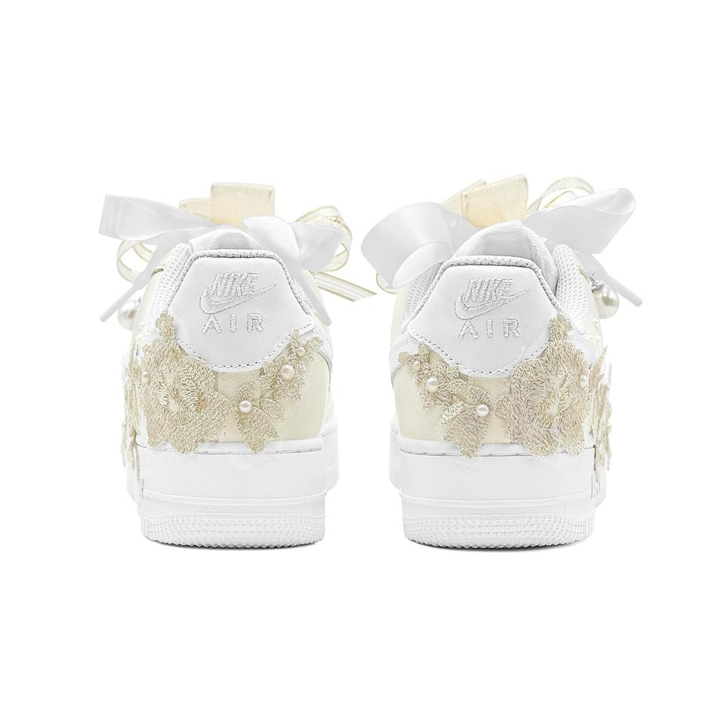 Nike Кроссовки Air Force 1 для скейтбординга Женские Низкие Белые DH2920-111(TeamS2-S-BOX)