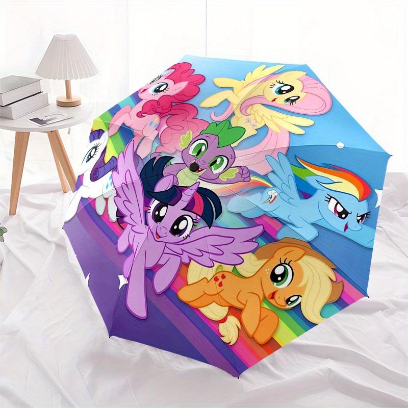 1pc My Little Pony Themed High-quality Umbrella,Automatic Opening and Closing Umbrella,Multi-functional Umbrella G0811363