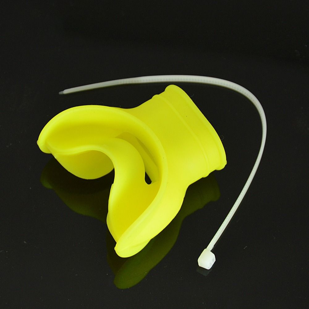 Universal Snorkel Regulator Mouthpiece Silicone Breathing Mouthpiece Ergonomic Diving Mouthpiece