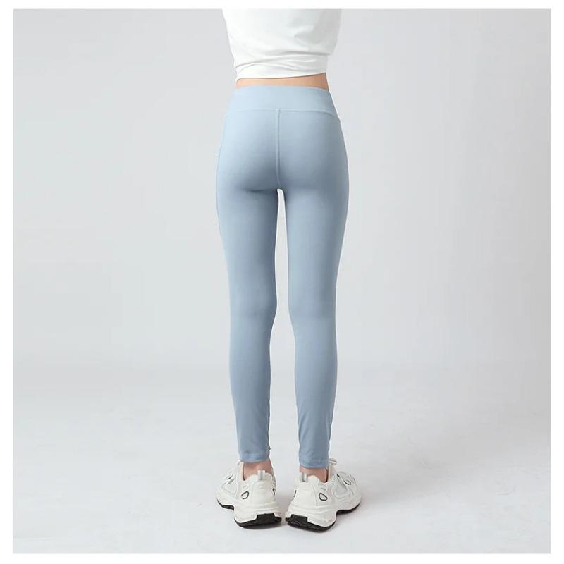Новые спортивные штаны для девочек-подростков, летние тонкие детские быстросохнущие колготки, однотонные леггинсы с защитой от комаров, штаны «Акула» для 12, 13, 14 лет