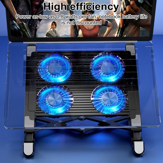 Ноутбук Радиатор Компьютер Кронштейн Подставка Регулируемая Высота Треугольная Структура Высокая Устойчивость Сильный Поток Воздуха