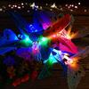 46011 LED Solar Optic Butterfly Dragonfly Power Fibre String Light Garden Decor
