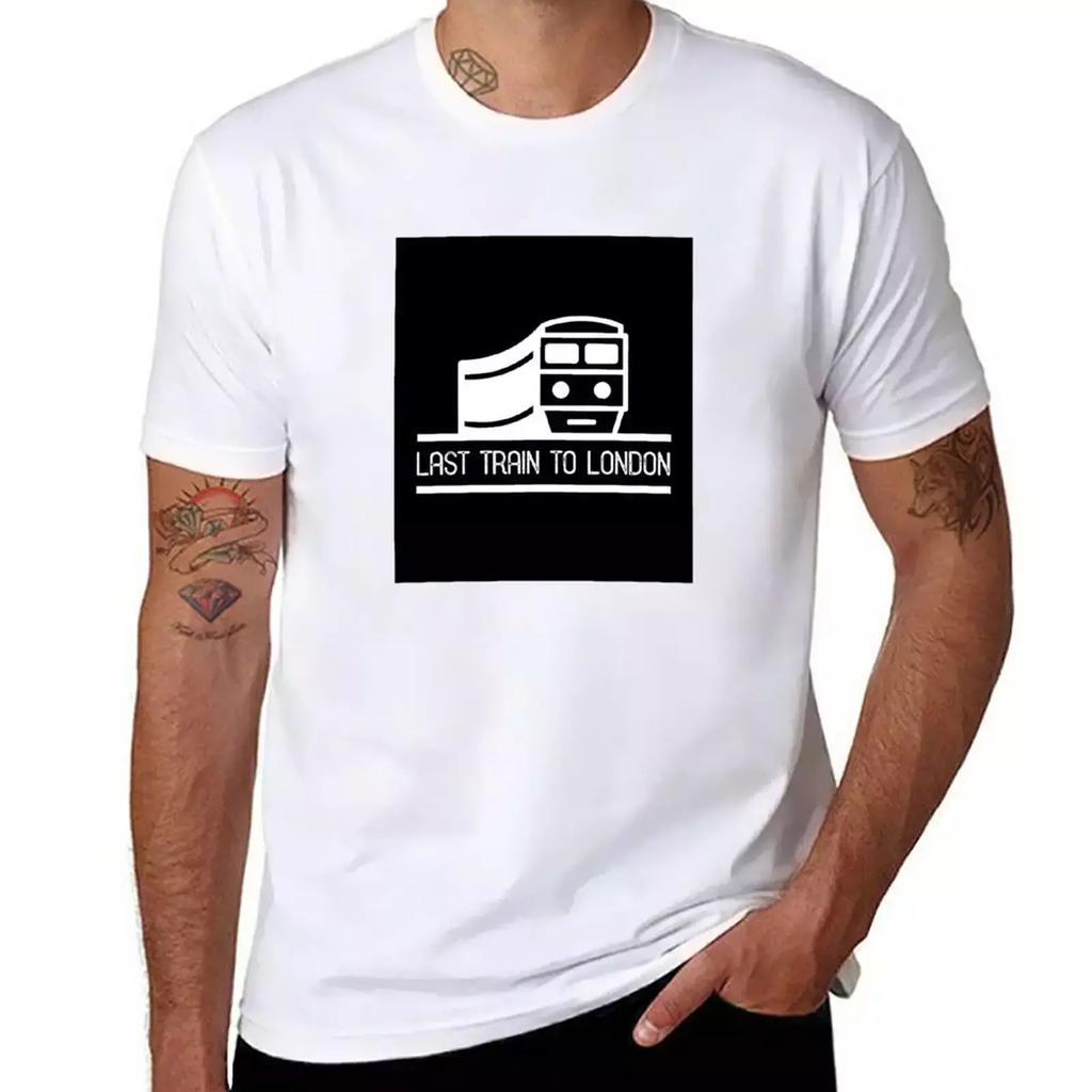 Last Train To London T-Shirt tops Short sleeve tee plain Men's t-shirt