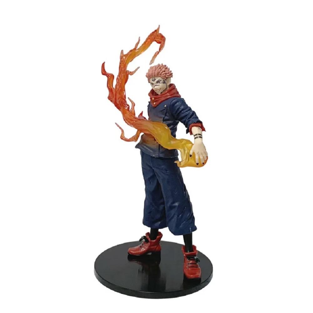 Аниме 21 см Фигурка Jujutsu Kaisen Итадори Юдзи Фигурка Действия Модель ПВХ Кукла Игрушки Коллекция Сопутствующих Товаров Настольные Аксессуары Подарки